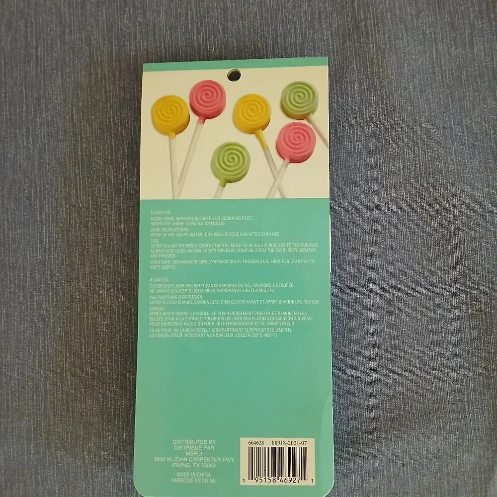 Celebrate It Silicone Candy Mold Lollipop